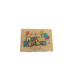 Hero Arts Happy Birthday Balloons Rubber Stamp